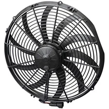 SPAL 2467 CFM 16in High Performance Race Fan - Pull / Curved (VA18-AP70/LLF-59A)