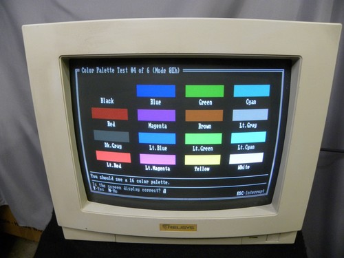 Vintage Relisys CRT Monitor Model RE1450 14" Color Monitor No Rust Clean Inside - Picture 17 of 23