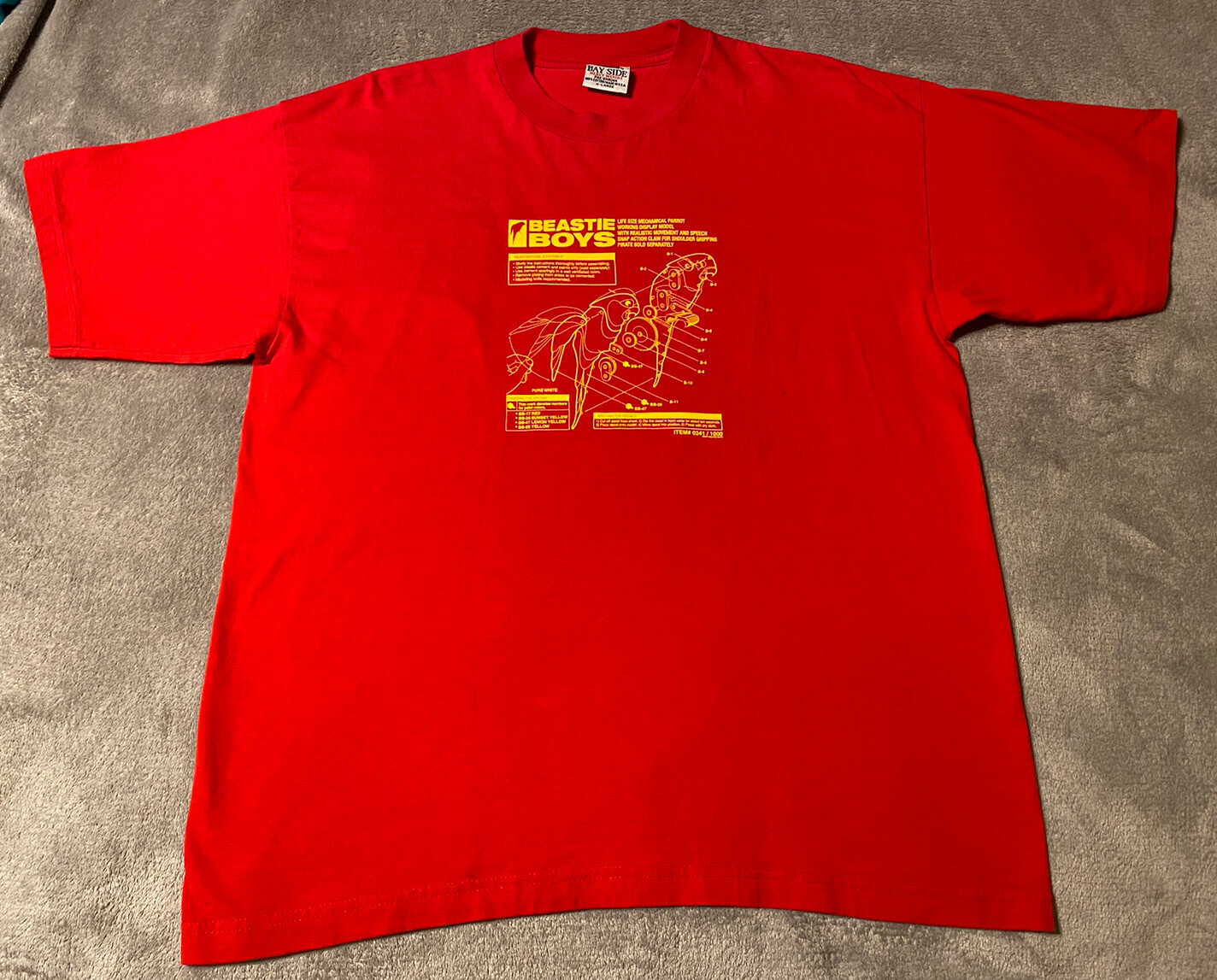Polyester Beastie Boys Grand Royal Records T-Shirt - Hip Hop