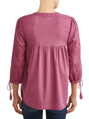 time and tru peasant top