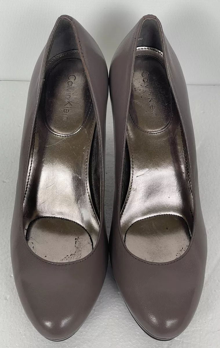 Calvin klein grey pumps outlet