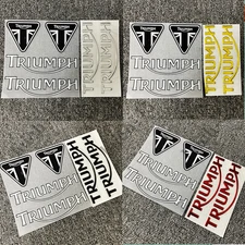 motorcycle fuel tank emblem decal bike track body badge stickers for TRIUMPH