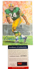 Green Bay Packers WILLIE WOOD PSA DNA auto autographed signed Goal Line Art Card