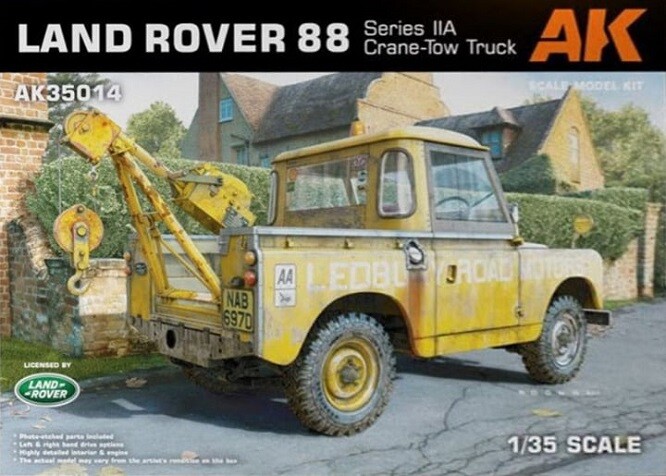Ak Interactive AK35014 - 1:35 Land Rover 88 Series IIA - Crane / Tow - New