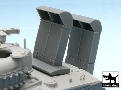 Black Dog 1/48 M4A3 Sherman Deep Water Wading Trunks (Hobby Boss 84803) T48008