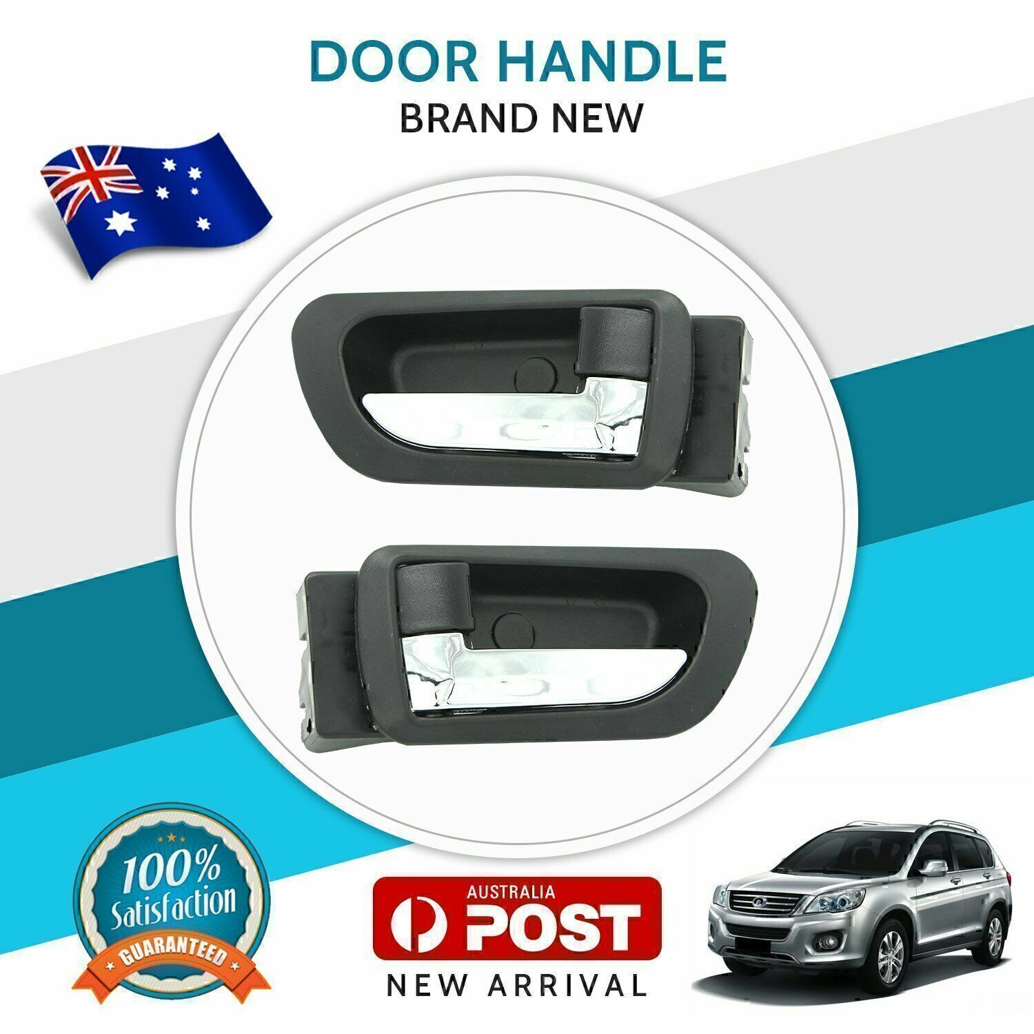 for Great Wall X200 X240 Inner Door Handle Left Right Front 1 Pair AU