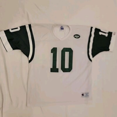 New York Jets NFL Chad Pennington White Champion Jersey Size XXL 2XL