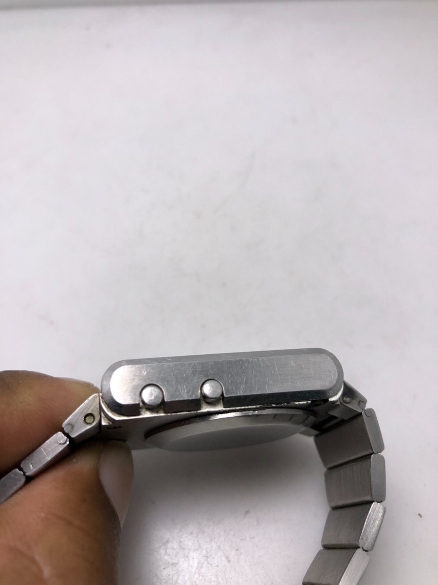 Vintage Zenith Future Time Command LED Ana-Digi Men's Watch Used