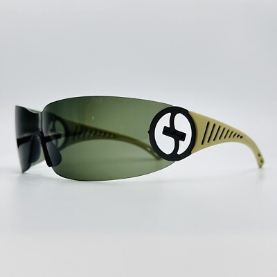 St. Moritz Sonnenbrille Herren Damen eckig shield grün Mod. 4123 iconic NEU