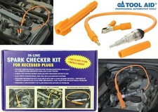 In Line Spark Plug Testers S &amp; G Tool-Aid 23970 In-Line Spark Plug Checker - Tester Kit For Recessed Plugs Spark Plug Defouler
