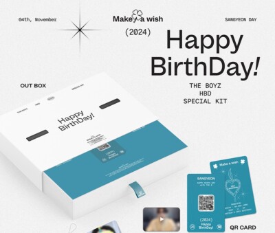 THE BOYZ HBD SANGYEON SPECIAL KIT/QR Card+8 Card+Stand+Key