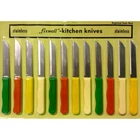 Fixwell Multi Colour Silver Stainless Steel Knife Set Utility Knife Sharpener