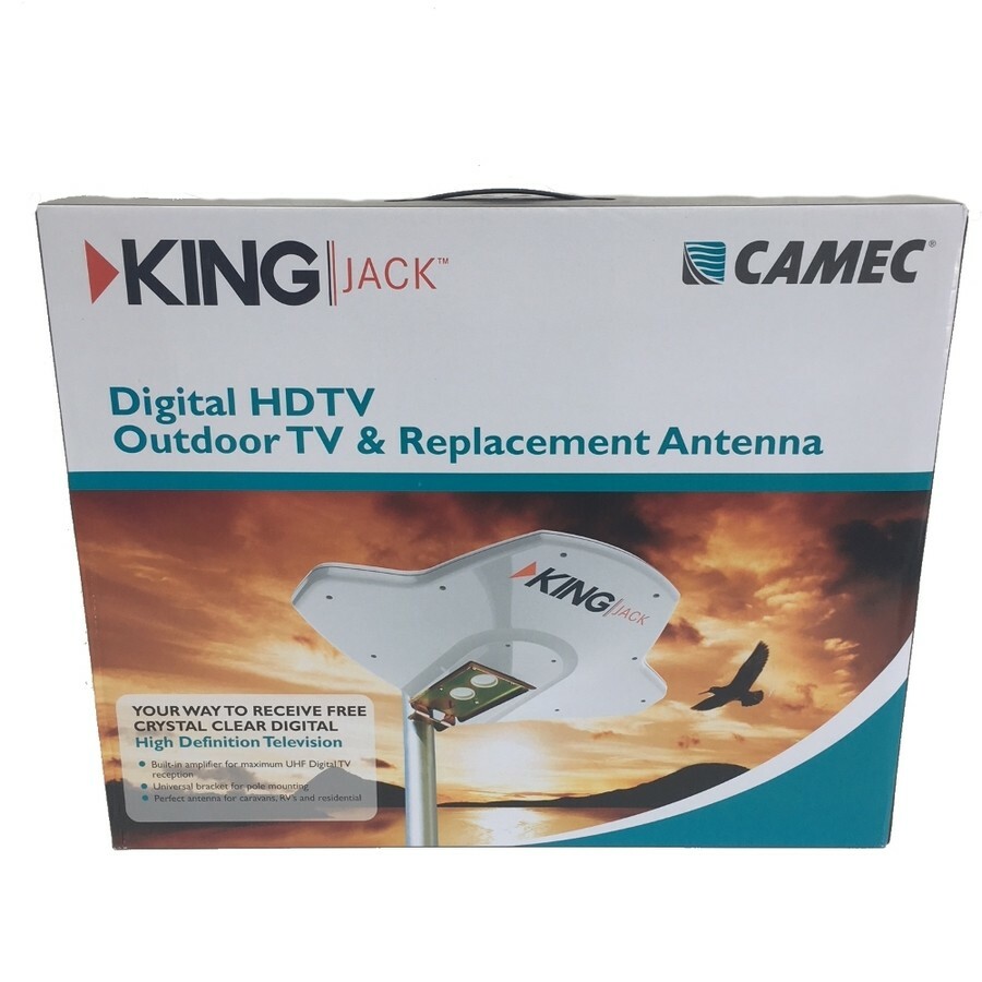 King Jack Digital Caravan TV Antenna HDTV Outdoor & RV Retro Fit Winegard Sensar eBay