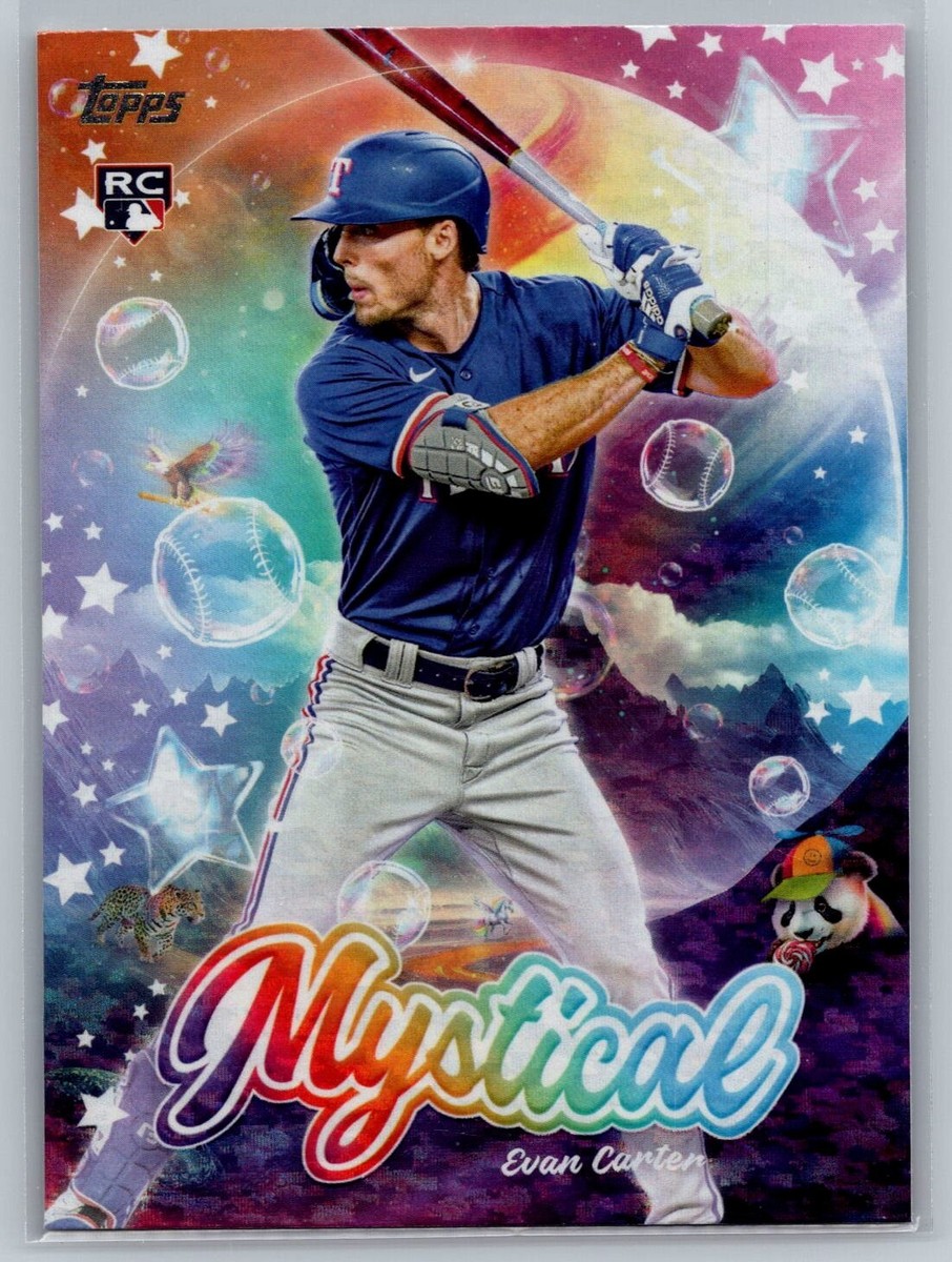 TOPPS 以外　 EVAN CARTER 2024 Topps Update Series - Mystical #MYS-14 Evan Carter (RC