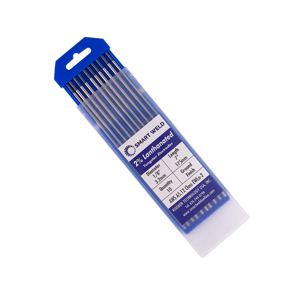 Blue TIG Welding Tungsten Electrodes WL20 (.040 1/16 3/32 1/8 and