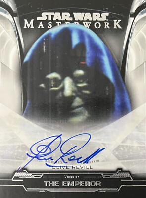 Clive Revill HAND SIGNED Topps STAR WARS Masterwork Trade Card Emperor Palpatine