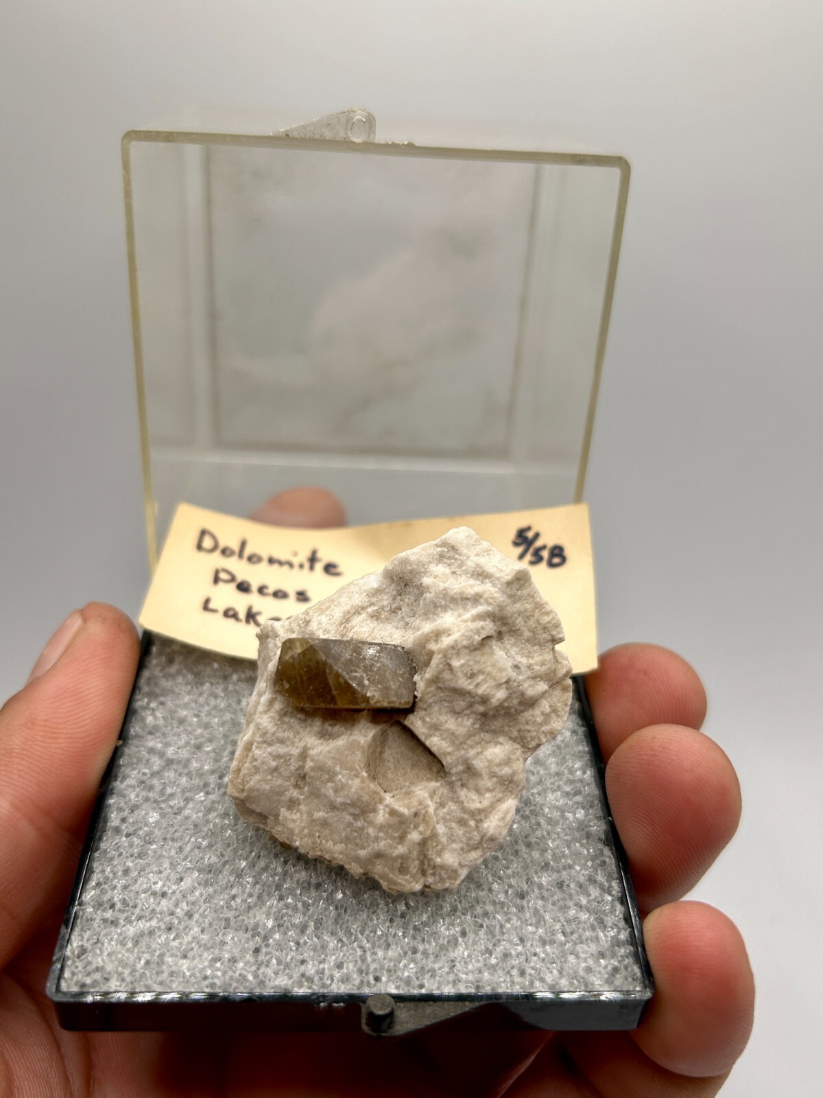 Rare Superb Dolomite, Pecos River, Lake Arthur, New Mexico, Mined 1958