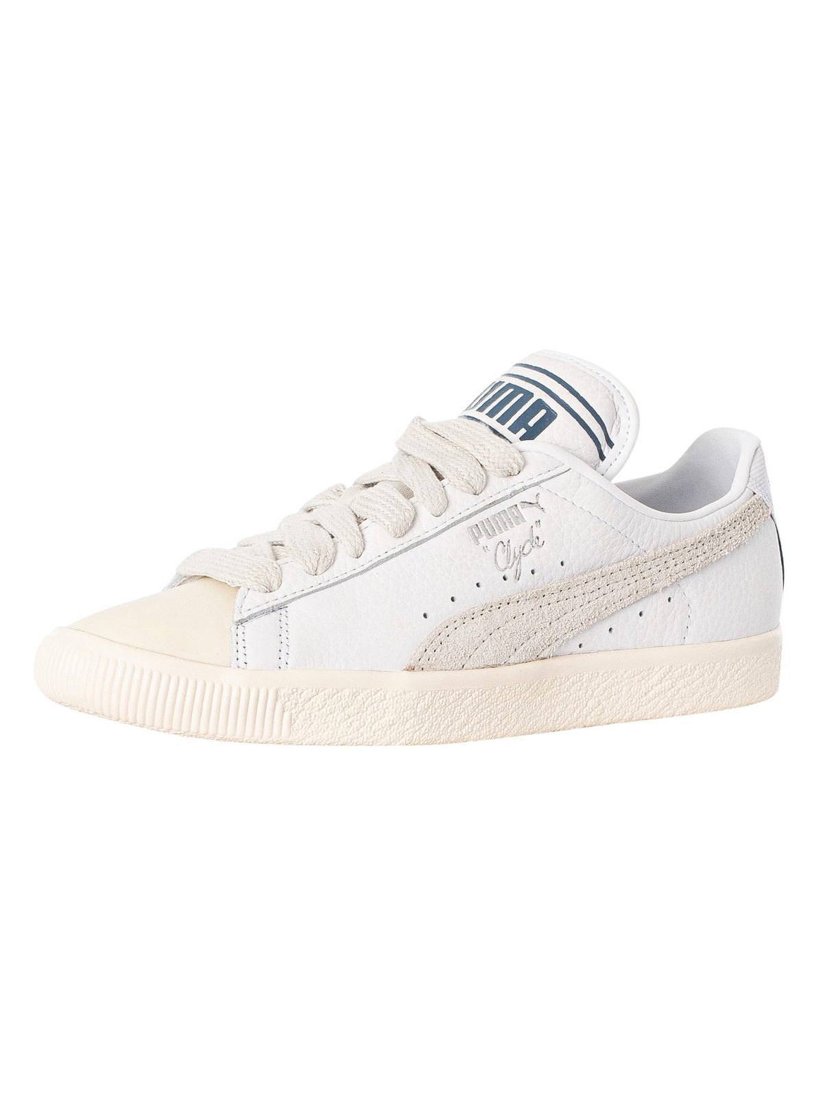 Кожаные кроссовки Puma Mens Clyde Q3 Rhuigi, белые