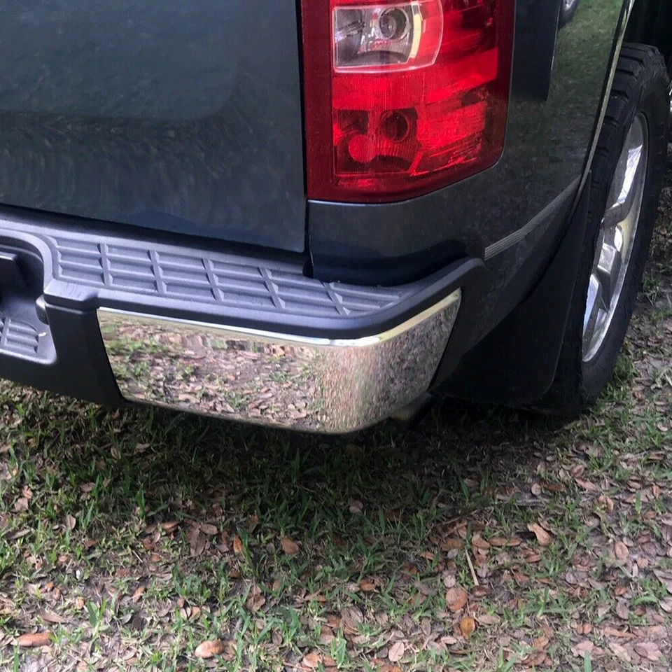 For 2007-2013 Chevy silverado Sierre 1500 Chrome Rear Bumper End Cap Passenger - Image 3 of 4