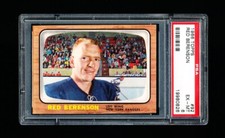 1966 TOPPS HOCKEY 92 RED BERENSON PSA 6 EX-MINT RANGERS