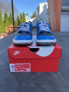 N370O Nike tenis Dunk Low 'Coast' AZUL CLARO– EMOSSA