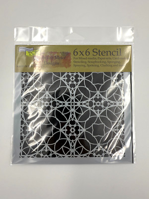 Set of 5 Mixed Media STENCILS by The CRAFTERS WORKSHOP, Various Themes, USED