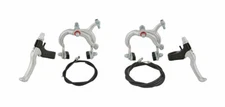 ALTALINE FRONT OR REAR BRAKE SET CHROME FOR FIXIE/RACING BICYCLES.