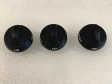 SUBURBAN RV RANGE STOVE BURNER KNOBS SET 3 PC