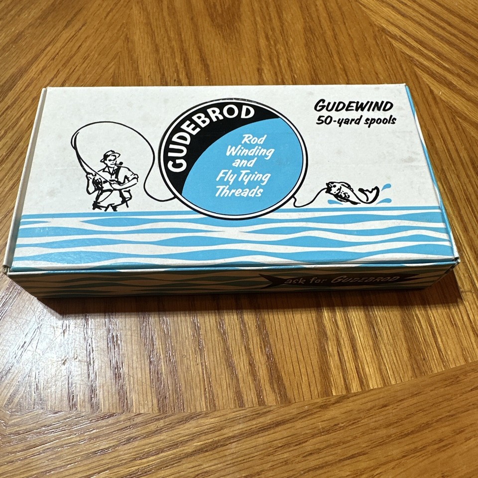 12 Spools Gudebrod Rod Building Fly Tying Thread 50 Yd Spool Size EE ...