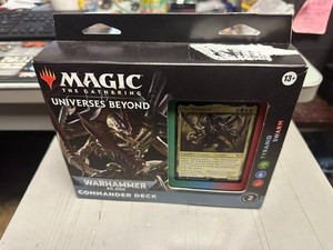 mtg tyranid commander deck Magic The Gathering Universes Beyond Warhammer 40k Commander Deck Tyranid  Swarm main image 0