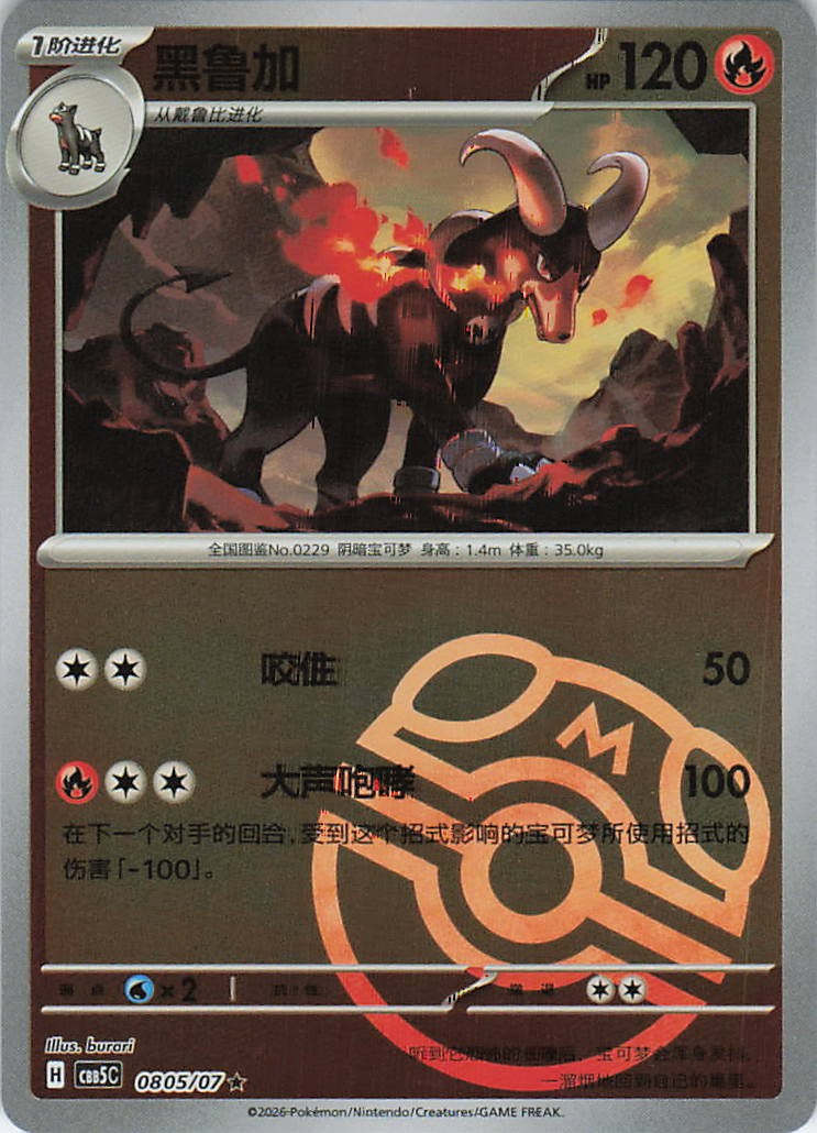 Houndoom 0505/07 NM