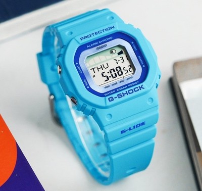 Casio G-Shock GLX-S5610-2D G-Lide Digital Blue Resin Quartz Ladies Sport Watch