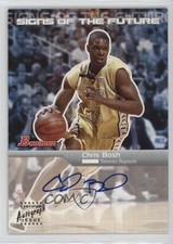2003 Bowman Rookies & Stars Signs of the Future Chris Bosh #SFA-CB Auto HOF 0i2a