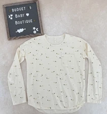 RYLEE + CRU Caterpillar Long Sleeve Tee Shirt Top Size 10-12Y EUC