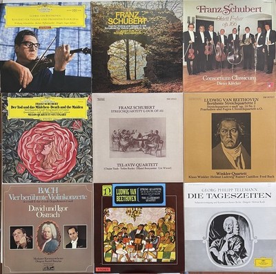 Schallplatten Sammlung Klassik, 9 LP, praktisch ungebraucht, wie neu, aus Samml.
