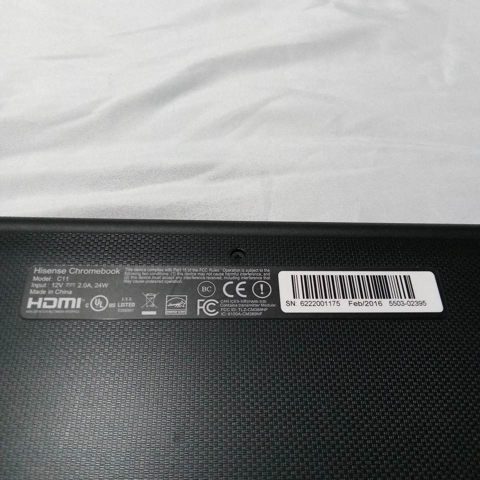 Chromebook Hisense Google modelo C11 - Imagem 4 de 4