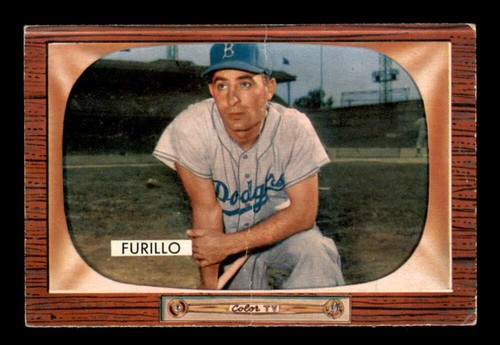 Carl Furillo #169 1955 Bowman card
