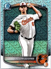 2025 Bowman Draft #BDC-186 Joseph Dzierwa Chrome Mojo Refractor