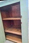 Primitive Virginia Jelly Cupboard Old Apple Green Paint  — photo 5