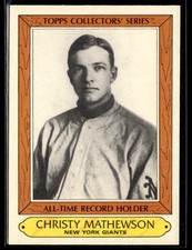 1985 Topps Woolworth All Time Record Holders #25 Christy Mathewson Card 0101U
