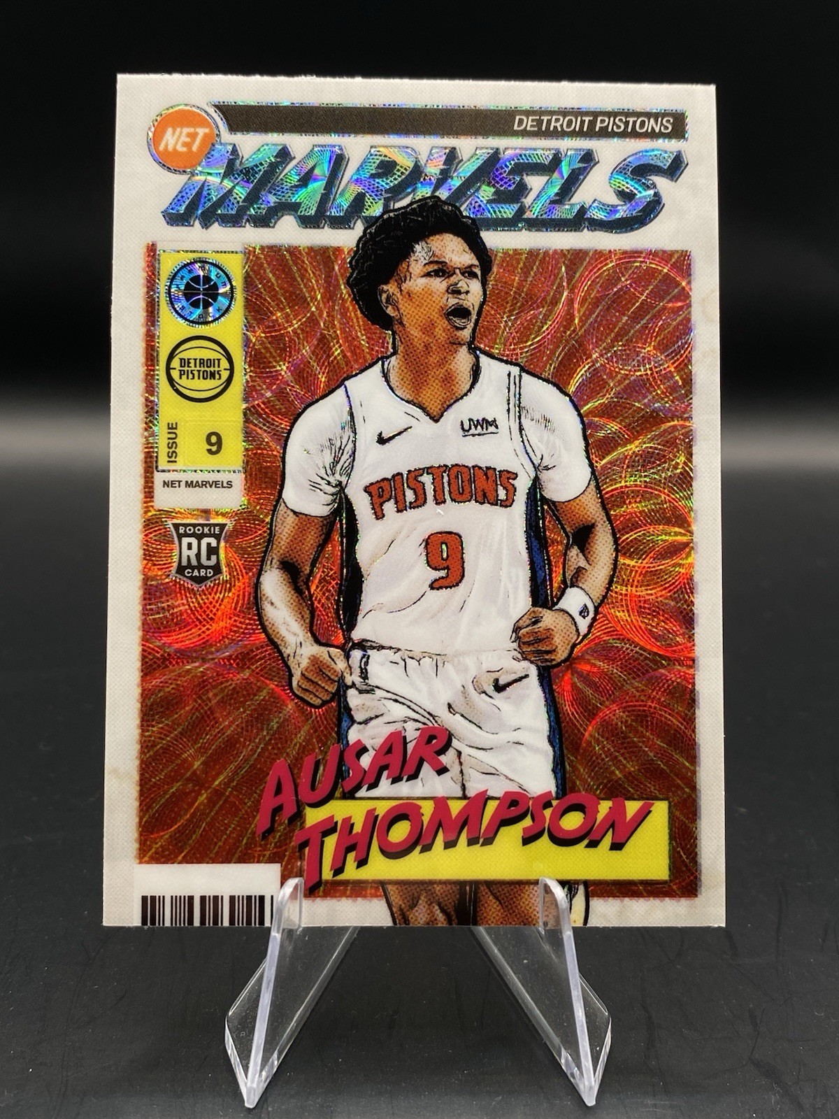 2023-24 Panini Nba Hoops Premium Stock  Retro Net Marvels Ausar Thompson #21