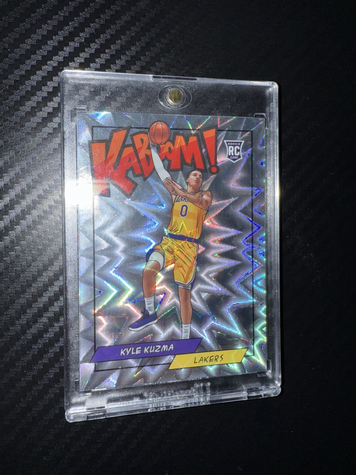 2018 Panini Kyle Kuzma RC Rookie Kaboom Case Hit SSP