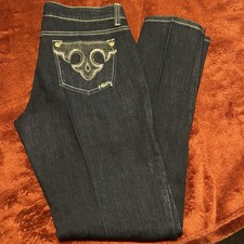 Southpole Jeans Size 11 Stretch Lightly Distressed Blue Dark Wash