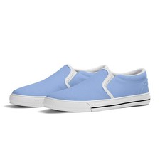 Mens Slip On Shoes - Light Blue
