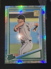 2025 Panini Donruss - Rated Prospects Noble Meyer #110 Rockets (RC)
