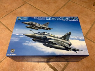 Kitty Hawk Mirage 2000 D/N + RESKIT Piloten und Sitze in 1/32