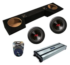 Alpine R2-W10D4 10" Subwoofer Fits 19-25 Dodge Ram Quad Cab w/ HA-A1500.1 Amp