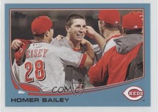 2013 Topps Wal-Mart Blue Homer Bailey #585 2i2