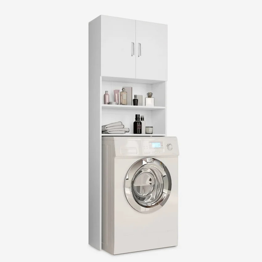 Meuble de buanderie Garda, armoire compacte pour petits espaces