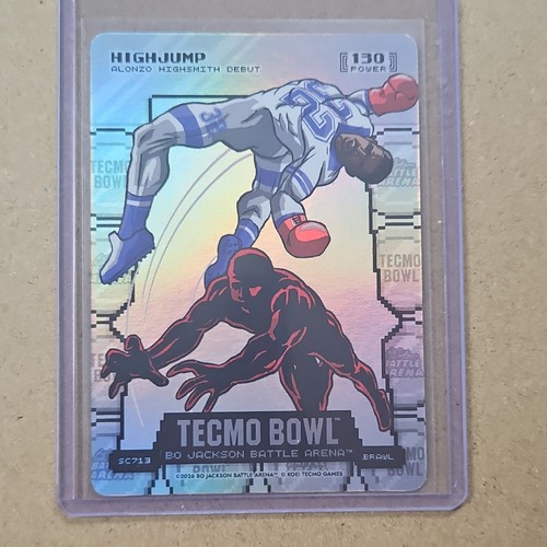 Alonzo Highsmith Highjump SC713 Tecmo Bowl Bo Jackson Battle Arena Silver Coin